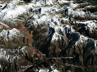 Everest Base Camp Trek - Map  Everest Base Camp Trek - Map